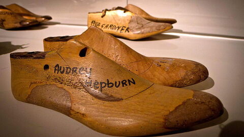 Wooden Models for Audrey Hepburn's Feet, Ferragamo Museum