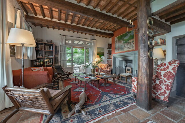 Villa Marlia, living room