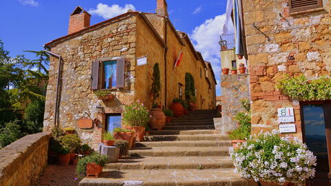 Streets in Pienza