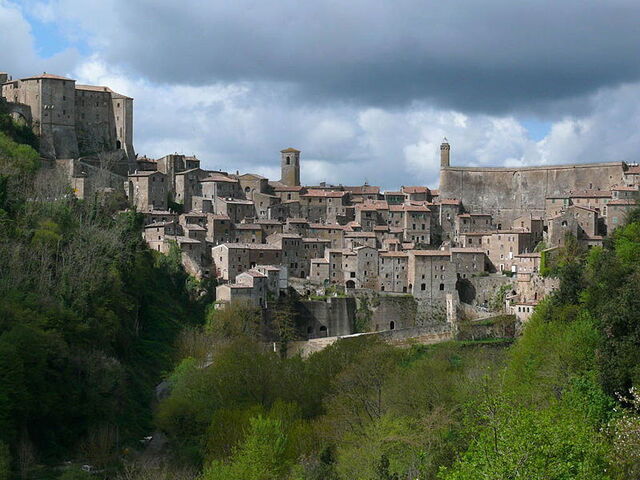 View of Sorano