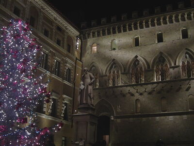 Piazza Salimbeni at Christmas