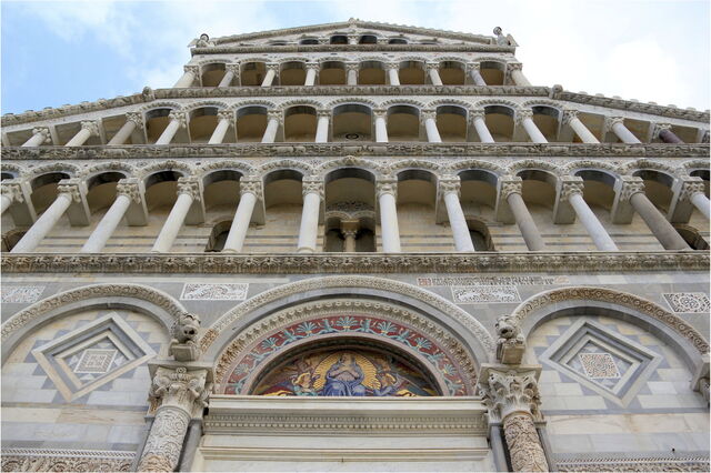 Exterior of Pisa cathedral