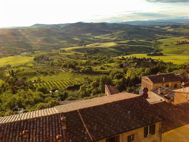 Views of Tuscany from Montepulciano