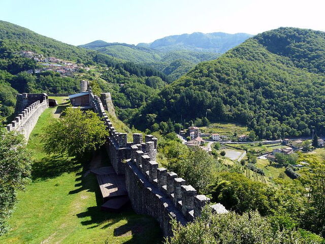 View of San Romano in Garfagnana