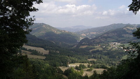 Valley in Arezzo province