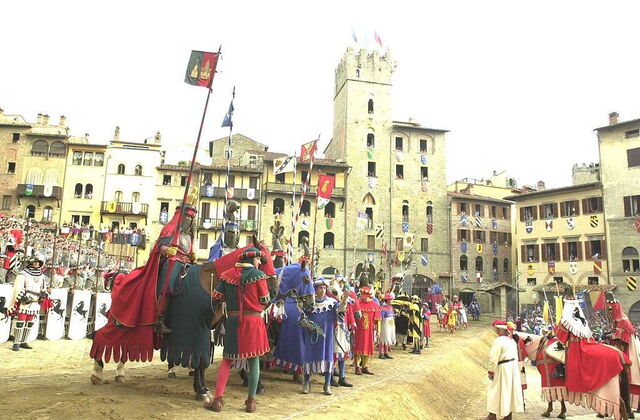 Medieval festival in Arezzo