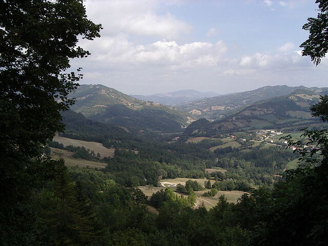 Valley in Arezzo province