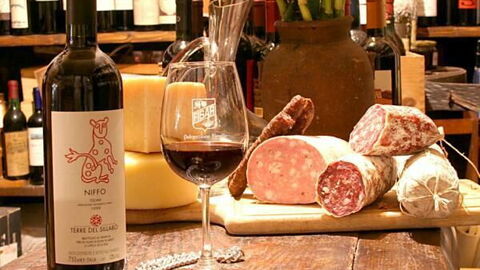 A rustic Tuscan antipasti selection