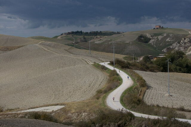 An especially scenic stretch of L'Eroica
