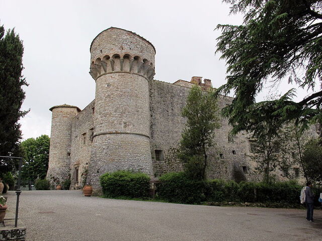castle near pergine valdarno