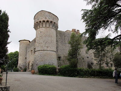 castle near pergine valdarno