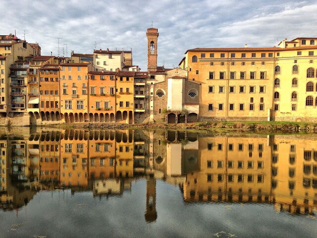Along the Arno in Florence