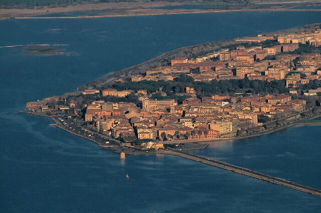 Lagoon town of Orbetello