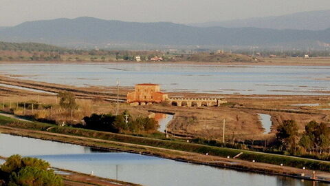 Casa Rossa in Landscape of Diaccia Botrona