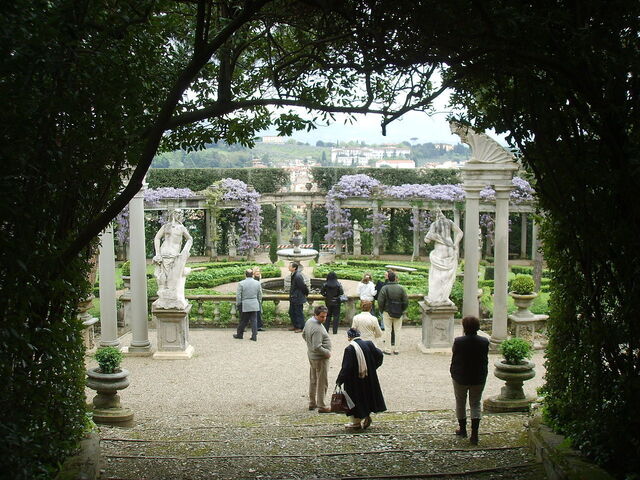 Villa La Pietra, garden