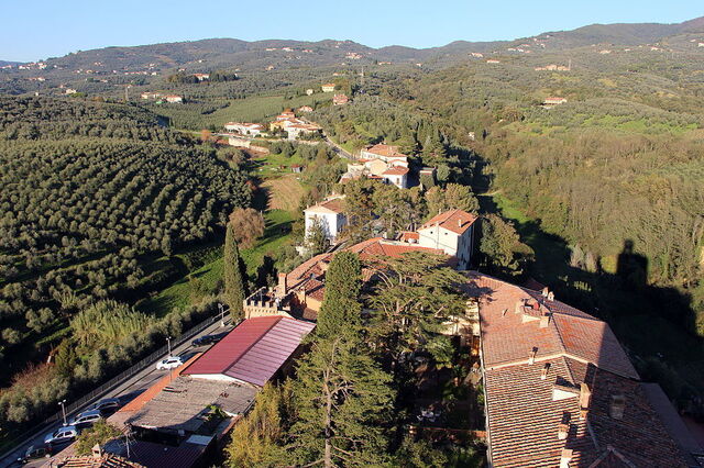 View of the comune of Vinci