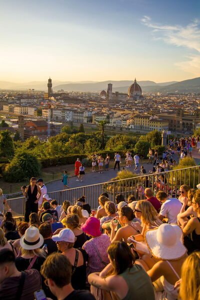 Piazzale Michelangelo, sunset