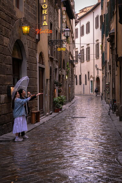 A rainy day in Florence