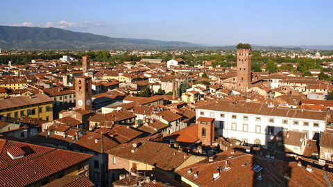 View of Lucca city