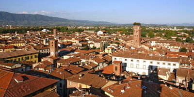 View of Lucca city