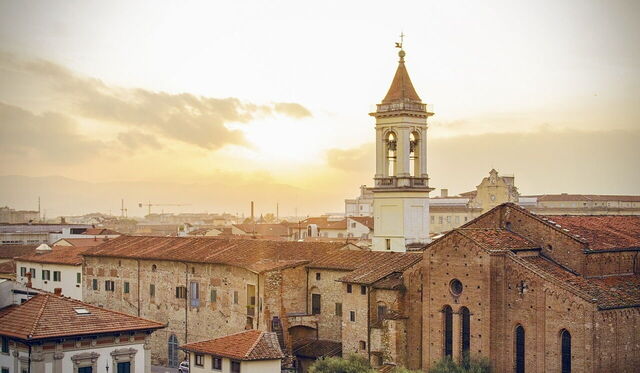 Sunset over Prato