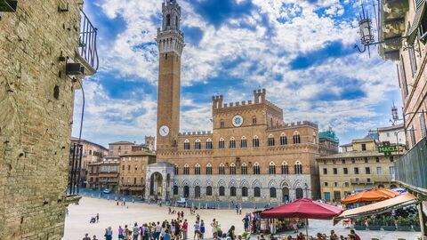 City centre of Siena