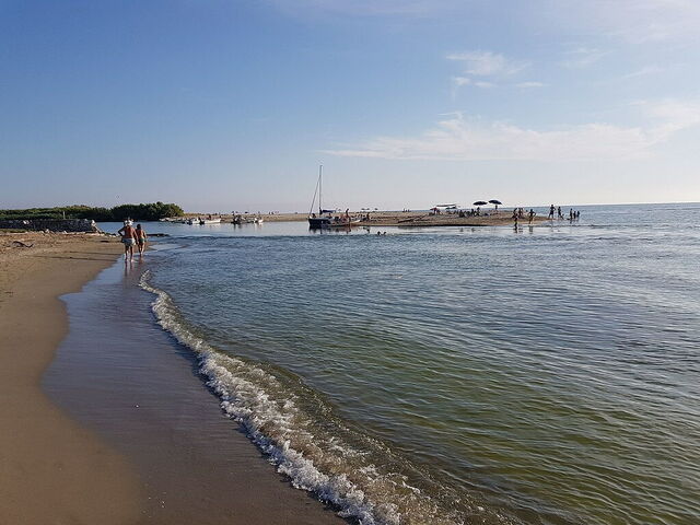 The mouth of the Serchio