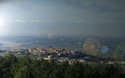 View of Montaione town