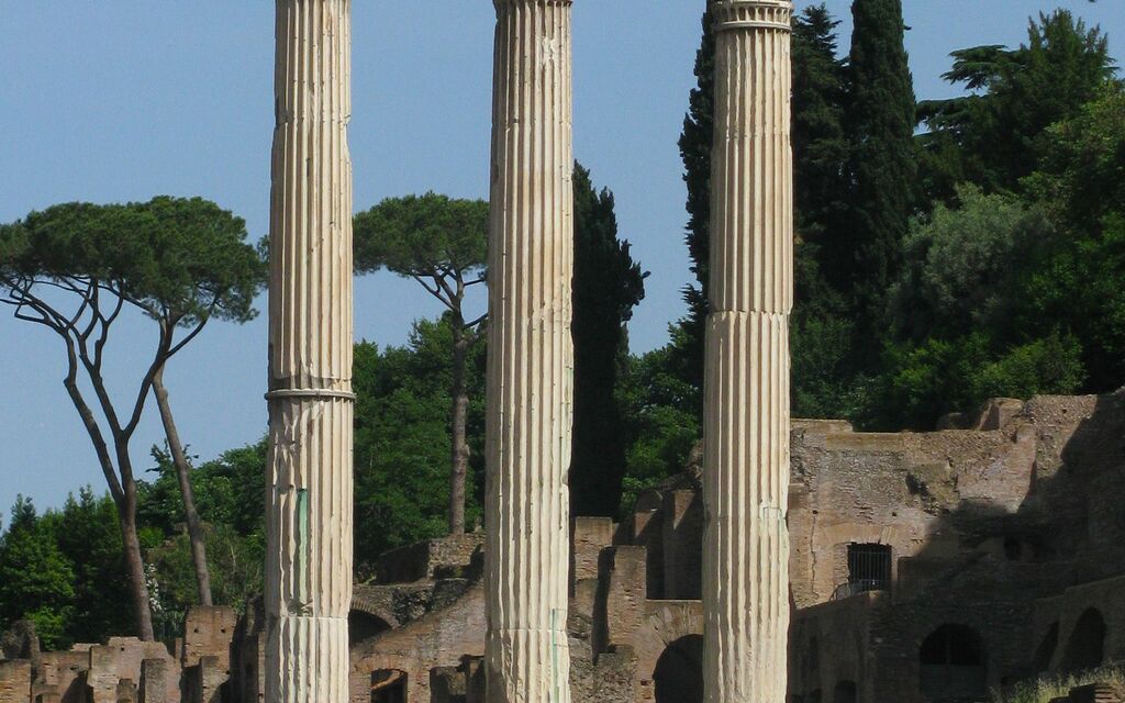 Remains of Temple of Castor and Pollux