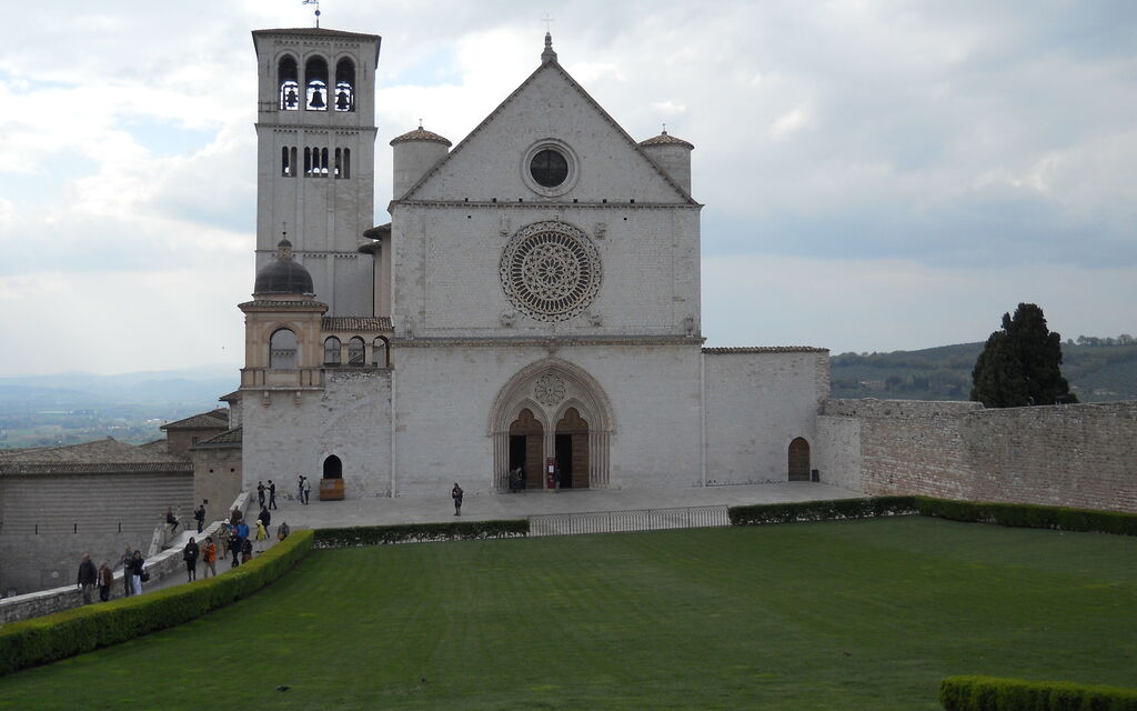 The Basilica di San Francesco on an April Morning