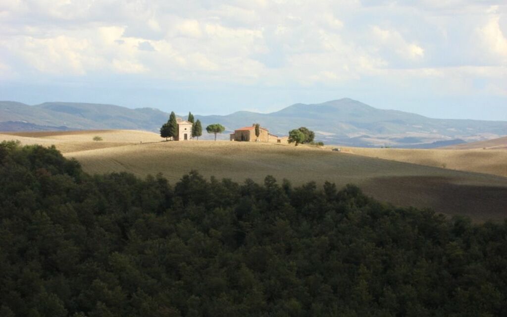 Le val d'Orcia, Toscane, Italie
