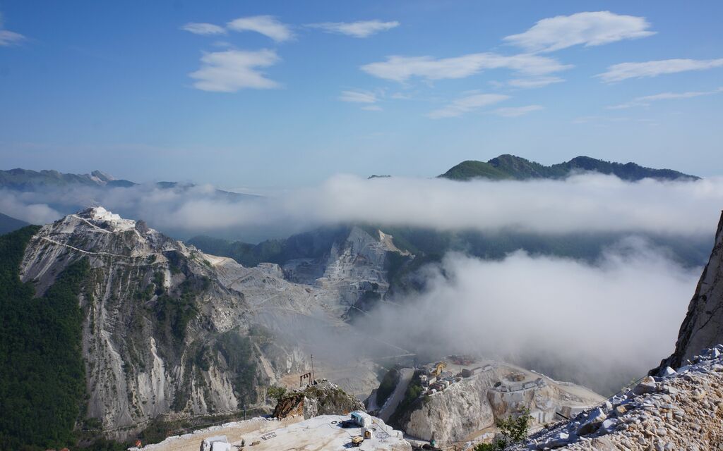 Marble mountain at Frantiscritti