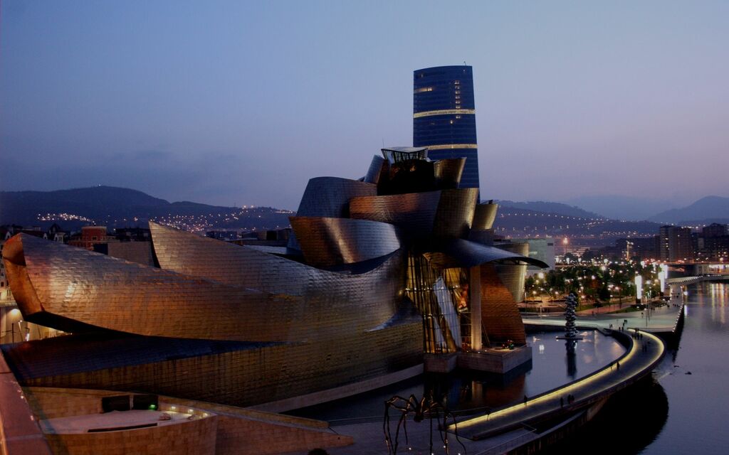 Guggenheim at dusk