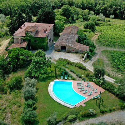 Fattoria Di Quercia Al Poggio: Natural Landscape, Sport Venue, Aerial Photography, Bird'S-Eye View, Landscape, Estate, Botanical Garden, Grass, Tree, Photography