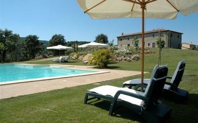 Villa Di Seripa: Property, Swimming Pool, Real Estate, Building, Resort, Shade, House, Grass, Leisure, Backyard