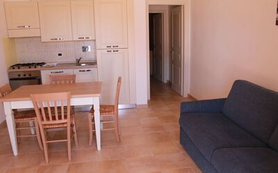 Bilocale Primo Piano con Veranda 122V: Room, Property, Floor, Furniture, Building, House, Interior Design, Living Room, Apartment, Hardwood