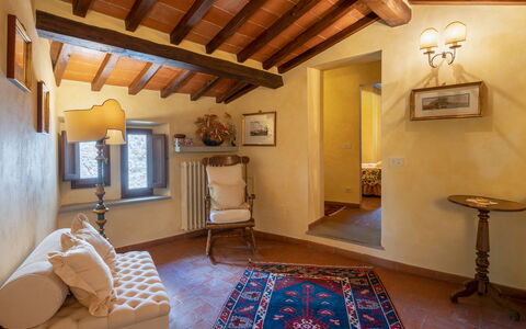 Villa La Terrazza: Room, Property, Furniture, Building, Interior Design, Ceiling, House, Bed, Bedroom, Real Estate