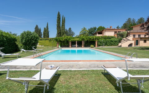 Villa Santa Maria: Swimming Pool, Property, Grass, Real Estate, House, Estate, Building, Residential Area, Leisure, Villa