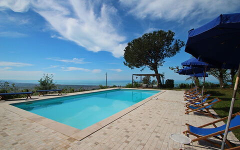 Villa Miramare: Swimming Pool, Property, Resort, Real Estate, House, Vacation, Sky, Building, Leisure, Estate