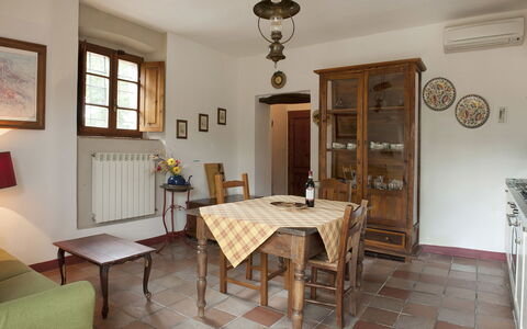 Agriturismo Paterno: Property, Room, Building, Furniture, Interior Design, Dining Room, House, Floor, Table, Real Estate