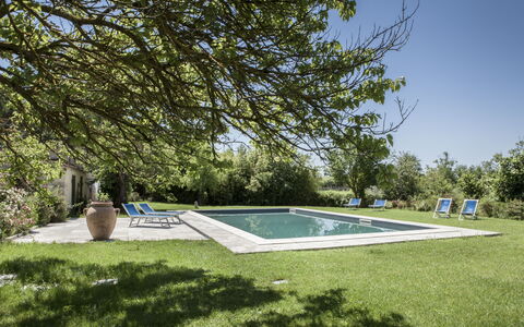 Agriturismo Il Molinello: Swimming Pool, Property, House, Grass, Real Estate, Leisure, Estate, Tree, Architecture, Building