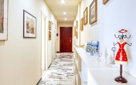 Giulia Apartment - Levanto: White, Property, Building, Room, Interior Design, Wall, House, Tourist Attraction, Architecture, Hall