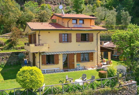 Villa La Collinetta: Plant, Window, Property, Building, Green, Tree, House, Yellow, Vegetation, Cottage