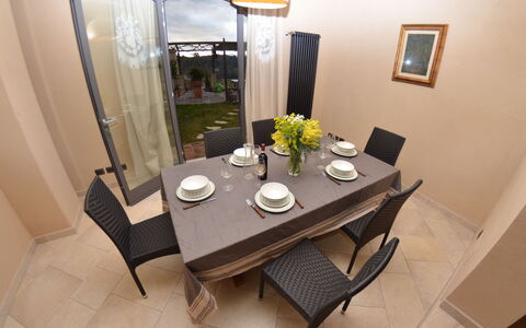 Al Colle Di Lari: Room, Property, Dining Room, Furniture, Table, Interior Design, Floor, Real Estate, Building, Kitchen & Dining Room Table