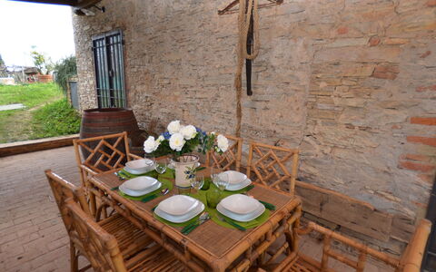 Bettina!: Property, Room, Table, Furniture, House, Dining Room, Interior Design, Cottage, Real Estate, Building