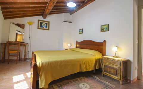 La Casa del Nonno: Furniture, Wall, Wood, Ceiling, Bed, Interior Design, Floor, Flooring, Room, Bedroom