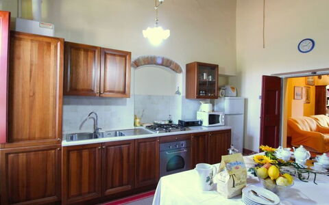 Galleria di Brolio: Room, Countertop, Property, Kitchen, Furniture, Cabinetry, Building, Interior Design, House, Real Estate