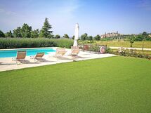 Swimming pool and garden