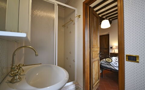 Villa Gelsomino: Bathroom, Room, Property, Interior Design, Building, Architecture, Wall, Sink, House, Plumbing Fixture
