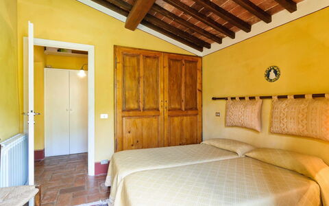 Villa Oleandro: Bedroom, Room, Property, Bed, Furniture, Building, Ceiling, House, Real Estate, Interior Design